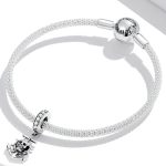 S925 Sterling Silber Piratenschädel Schiff Anhänger DIY Armband Halskette Zubehör – Bild 6