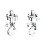 S925 Sterling Silber Kreative Gecko Ohrstecker Frauen Ohrringe