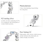 S925 Sterling Silber Regenbogen Herz Damen Ring – Bild 4