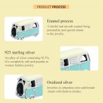 S925 Sterling Silber Mini Bussperlen DIY Armband Halskette Zubehör – Bild 4