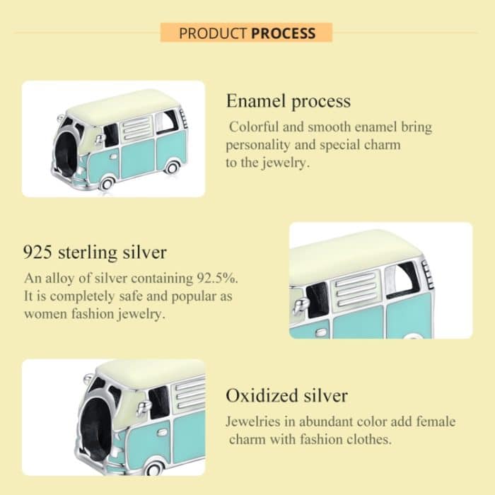 S925 Sterling Silber Mini Bussperlen DIY Armband Halskette Zubehör – Bild 4