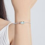 S925 Sterling Silber Mini Bussperlen DIY Armband Halskette Zubehör – Bild 7