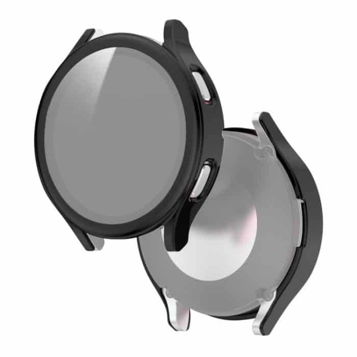 Galvanisiertes PC + integrierte Schutzhülle aus gehärtetem Glas, For Samsung Galaxy Watch4 40mm, For Samsung Galaxy Watch4 44mm – Bild 1