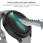 Galvanisiertes PC + integrierte Schutzhülle aus gehärtetem Glas, For Samsung Galaxy Watch4 40mm, For Samsung Galaxy Watch4 44mm – Bild 4