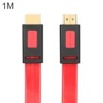 ULT-unite 4K Ultra HD vergoldetes HDMI-auf-HDMI-Flachkabel, 1m, 1.5m, 2m, 3m, 5m, 10m