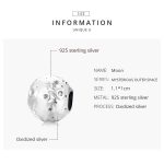 S925 Sterling Silber Mond Perlen DIY Armband Halskette Zubehör – Bild 3