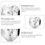 S925 Sterling Silber Mond Perlen DIY Armband Halskette Zubehör – Bild 4