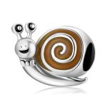 S925 Sterling Silber Mr. Snail Perlen DIY Armband Halskette Zubehör