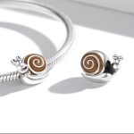 S925 Sterling Silber Mr. Snail Perlen DIY Armband Halskette Zubehör – Bild 5