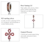 S925 Sterling Silber Chinesischen Knoten Anhänger DIY Armband Halskette Zubehör – Bild 4