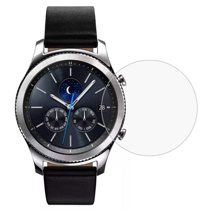 22mm Durchmesser Universal gehärteter Glasfilm für Samsung / LG / Sony / Huawei / Garmin – Bild 1