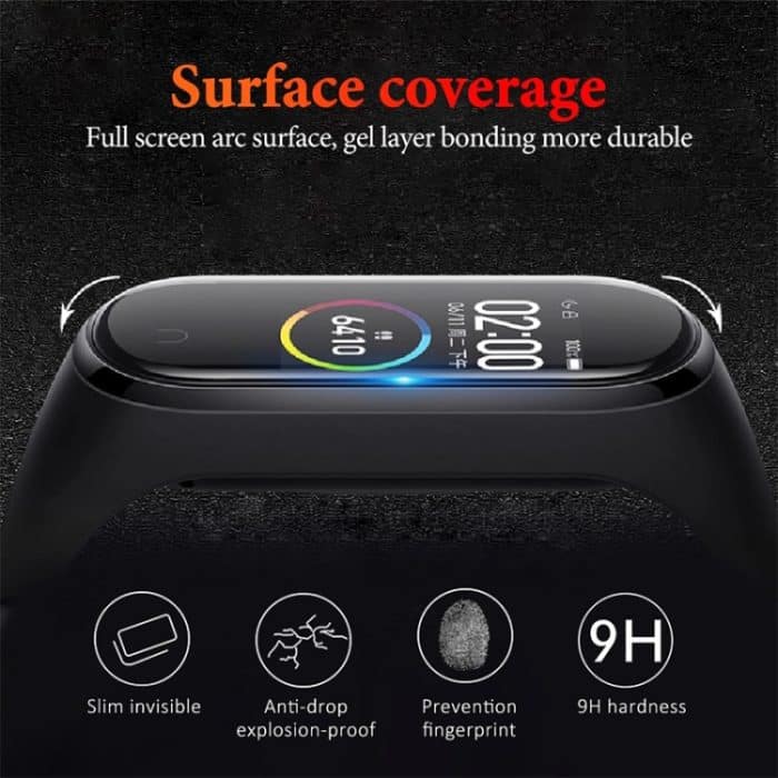 Verbund-Siebdruckfolie Smart Watch-Schutzfolie, 10 PCS For Xiaomi Mi Band 6 / 5 / 4, 50 PCS For Xiaomi Mi Band 6 / 5 / 4 – Bild 4