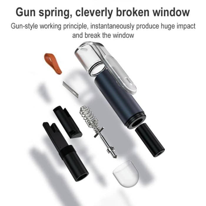 Multifunktionaler, am Fahrzeug montierter Sicherheitshammer für Autofenster – Bild 3