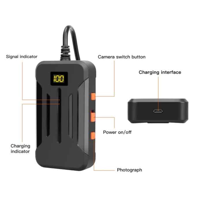 F300 5,5 mm IP68 Watweproof HD Dual-Kameras Digitales Endoskop, 2m Hard Cable, 5m Hard Cable, 10m Hard Cable – Bild 7