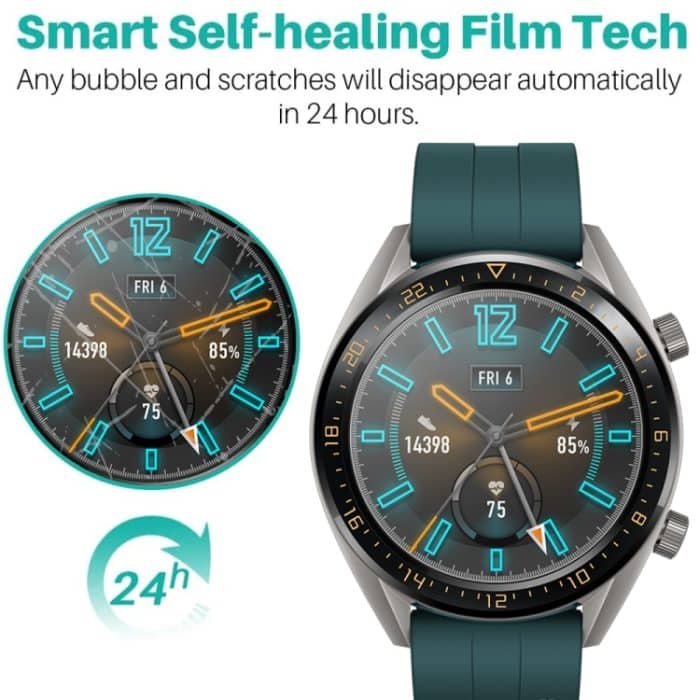 50 Stück weiche Hydrogel-Film-Displayschutzfolie für Uhren, For Huawei Watch GT 2 42mm, For Huawei Watch GT 2e, For Huawei Watch GT 2 Pro, For Huawei Watch 3, For Huawei Watch 3 Pro, For Huawei Watch GT / Fit / Fit 2, For Huawei Watch GT Active... – Bild 4