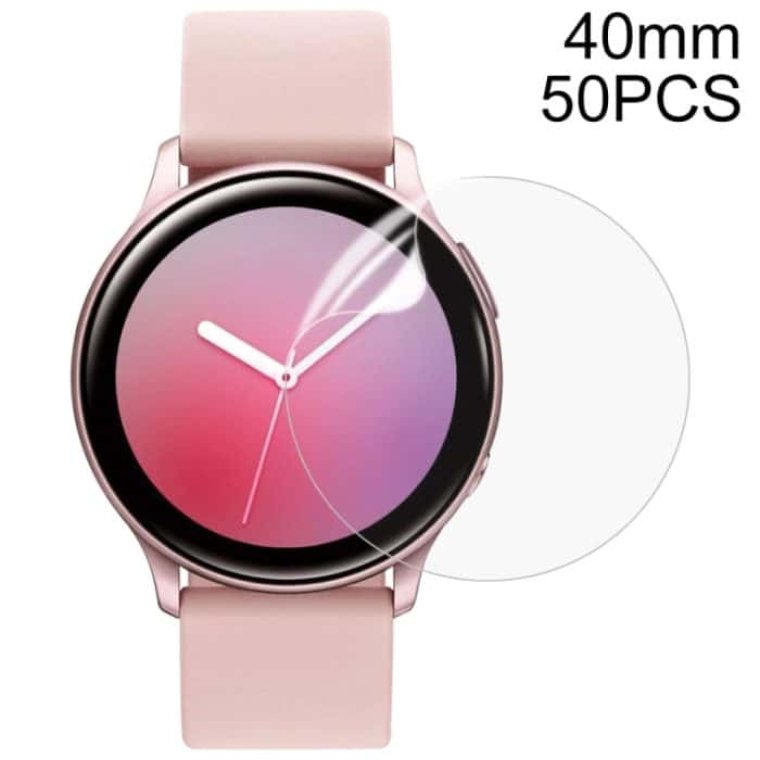 EDA002286201.jpg 50 Stück weiche Hydrogel-Film-Displayschutzfolie für Uhren, For Samsung Galaxy Watch Active 1 / 2 40mm, For Samsung Galaxy Watch Active 1 / 2 44mm, For Samsung Gear Fit, For Samsung Gear Fit 2, For Samsung Gear S3 42mm, For Samsung Gear S3 46mm... – Bild 1