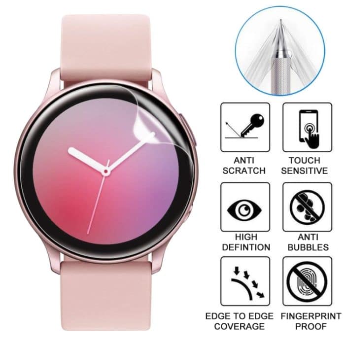50 Stück weiche Hydrogel-Film-Displayschutzfolie für Uhren, For Samsung Galaxy Watch Active 1 / 2 40mm, For Samsung Galaxy Watch Active 1 / 2 44mm, For Samsung Gear Fit, For Samsung Gear Fit 2, For Samsung Gear S3 42mm, For Samsung Gear S3 46mm... – Bild 3