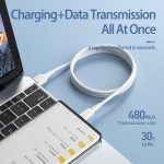 REMAX RC-179a 2,4 A Typ-C / USB-C Hochelastisches TPE-Schnellladedatenkabel, Länge: 1 m – Bild 8