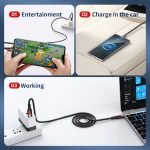 REMAX RC-195 Lesu Series PD 65W USB-C / Typ-C auf USB-C / Typ-C Schnelllade-Datenkabel, Kabellänge: 1 m – Bild 8