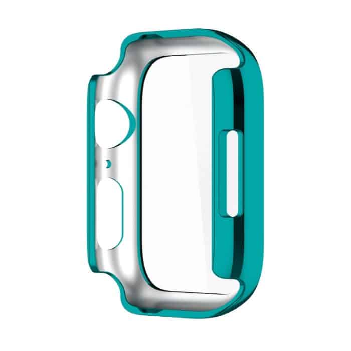 Galvanisierte, stoßfeste PC-Schutzhülle mit gehärtetem Glasfilm, For Apple Watch Series 9 / 8 / 7 41mm, For Apple Watch Series 9 / 8 / 7 45mm – Bild 5
