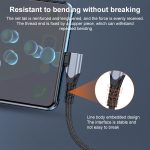 6A 66W USB auf USB-C / Typ-C Ellenbogen-Handy-Spiel-Schnelldatenkabel – Bild 5