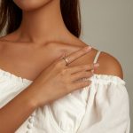 S925 Sterling Silber Regenbogen Herz Zirkon Damen Ring – Bild 6