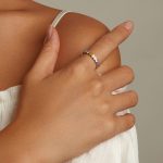 S925 Sterling Silber Regenbogen Herz Zirkon Damen Ring – Bild 7