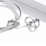 S925 Sterling Silber Infinite Blumen Perlen DIY Armband Halskette Zubehör – Bild 5