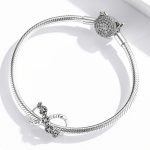 S925 Sterling Silber Infinite Blumen Perlen DIY Armband Halskette Zubehör – Bild 6