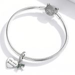 S925 Sterling Silber Herz Leben Baum Anhänger DIY Armband Halskette Zubehör – Bild 6