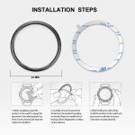 Lünettenring aus Edelstahl mit Glitzerpulver, For Samsung Galaxy Watch 46mm – Bild 4