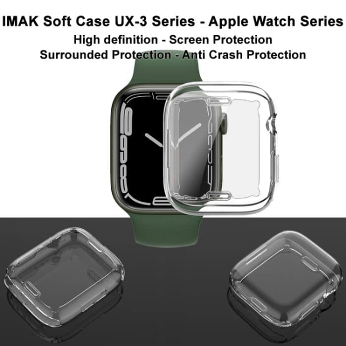 imak UX-3-Serie TPU-Schutzhülle, For Apple Watch Series 8 / 7 41mm, For Apple Watch Series 8 / 7 45mm – Bild 4