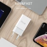 IVON AD-33 2-in-1 2,1 A Einzel-USB-Port-Reiseladegerät + 1 m USB-auf-8-Pin-Datenkabel-Set, – Bild 6