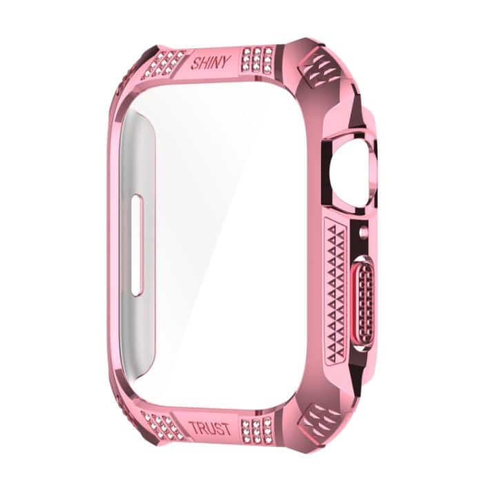 Rhombus-Riemenbohrer + integriertes Gehäuse aus gehärtetem Film, For Apple Watch Series 9 / 8 / 7 41mm, For Apple Watch Series 9 / 8 / 7 45mm – Bild 3