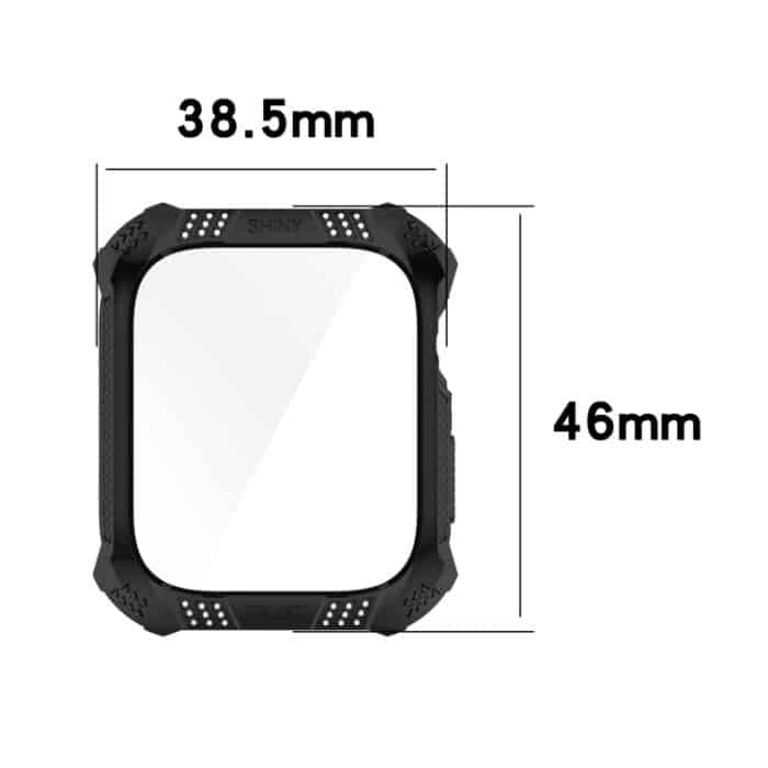 Rhombus-Riemenbohrer + integriertes Gehäuse aus gehärtetem Film, For Apple Watch Series 9 / 8 / 7 41mm, For Apple Watch Series 9 / 8 / 7 45mm – Bild 7