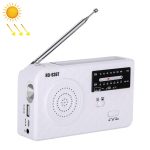 RD-638T Zweiband-Solarbetriebene AM/FM-Radio-Player-Taschenlampe mit Dynamo-Funktion