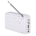 RD-638T Zweiband-Solarbetriebene AM/FM-Radio-Player-Taschenlampe mit Dynamo-Funktion – Bild 2