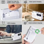 RD-638T Zweiband-Solarbetriebene AM/FM-Radio-Player-Taschenlampe mit Dynamo-Funktion – Bild 6