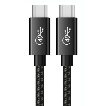 PD 100 W USB-C/Typ-C auf USB-C/Typ-C Thunderbolt 4 Vollfunktions-Datenkabel