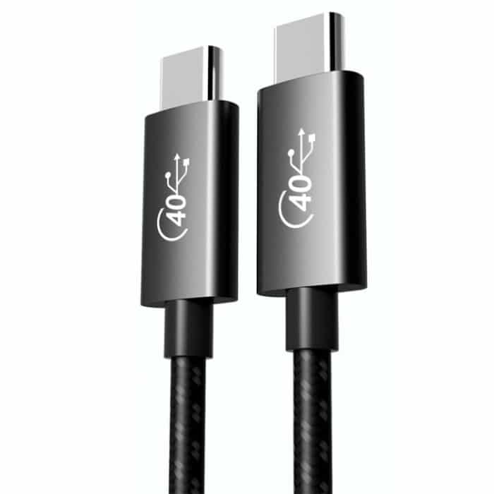 PD 100 W USB-C/Typ-C auf USB-C/Typ-C Thunderbolt 4 Vollfunktions-Datenkabel – Bild 2