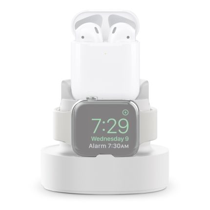 A001 3-in-1-Silikon-Ladehalter für iPhone / iWatch / AirPods