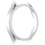 Einreihiges, mit Diamanten ausgehöhltes PC-Uhrengehäuse, For Samsung Galaxy Watch4 40mm, For Samsung Galaxy Watch4 44mm