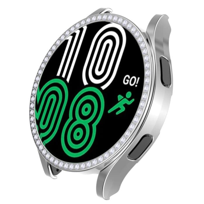 Einreihiges, mit Diamanten ausgehöhltes PC-Uhrengehäuse, For Samsung Galaxy Watch4 40mm, For Samsung Galaxy Watch4 44mm – Bild 4