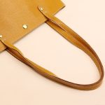 XKBN09 Schultertasche aus Rindsleder mit Oberschicht, Einkaufstasche für Damen – Bild 4