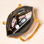 XKBN09 Schultertasche aus Rindsleder mit Oberschicht, Einkaufstasche für Damen – Bild 6