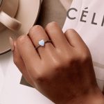 S925 Sterling Silber Herz Opal Schlangenmuster Damen Ring – Bild 6