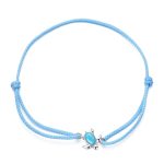 S925 Sterling Silber Blue Turtle Armband Frauen Schmuck Schmuck – Bild 2