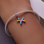 S925 Sterling Silber Ballon Welpe Anhänger DIY Armband Halskette Accessoires – Bild 7