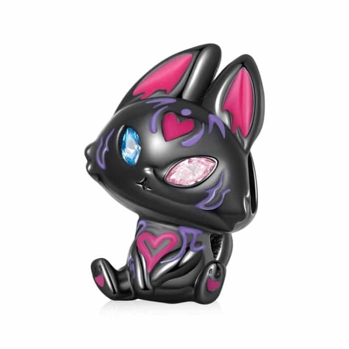 EDA0029002.jpg S925 Sterling Silber Fox Elf Perlen DIY Armband Halskette Accessoires – Bild 1