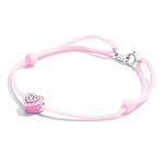 S925 Sterling Silber Pink Herz Kochlabys Frauen Schmuck – Bild 2